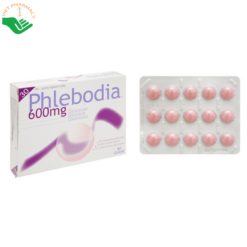 Thuốc Phlebodia 600mg Innothera điều trị trĩ cấp tính, suy tuần hoàn (2 vỉ x 15 viên)