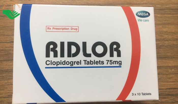 Thuốc Ridlor 75mg MSN ngăn ngừa tai biến đông máu (3 vỉ x 10 viên)