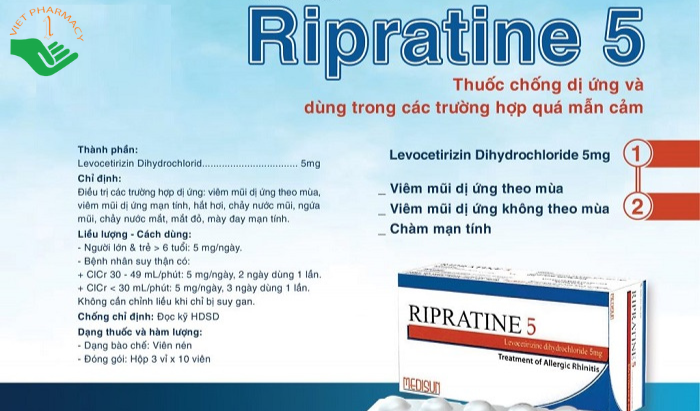 thuoc-ripratine-giam-viem-mui-di-ung-3-vi-x-10-vien201 Thuốc Ripratine giảm viêm mũi dị ứng (3 vỉ x 10 viên)