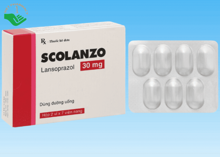 Thuốc Scolanzo 30mg Laboratorios Liconsa điều trị loét tá tràng, dạ dày (2 vỉ x 7 viên)