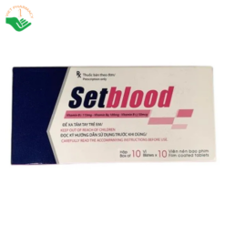 Thuốc Setblood bổ sung Vitamin nhóm B và khoáng chất (10 vỉ x 10 viên)