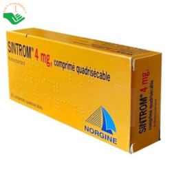 Thuốc Sintrom 4mg chống đông máu, ngăn chặn tắc nghẽn mạch máu(30 viên)