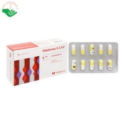 Thuốc Stadovas 5 Cap trị tăng huyết áp, đau thắt ngực (3 vỉ x 10 viên)