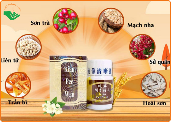 Thành phần của Kian Pee Wan theo nhà sản xuất