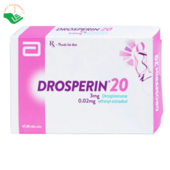 Thuốc tránh thai của Abbott Drosperin 20 dùng hằng ngày (1 vỉ x 28 viên)