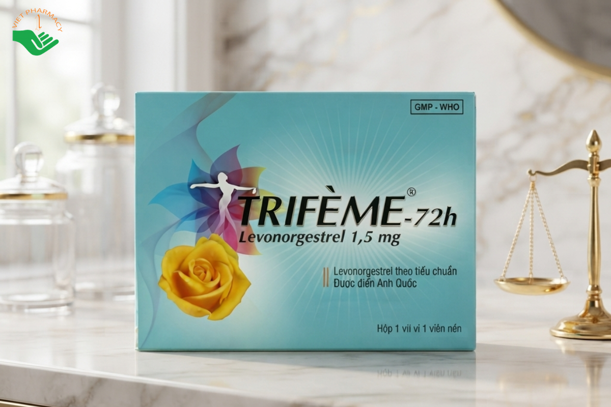 Thuốc tránh thai khẩn cấp Trifème 72h