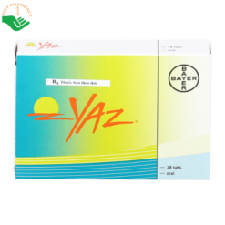 Thuốc tránh thai Yaz Bayer tránh thai hằng ngày, trị mụn (1 vỉ x 28 viên)