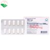 Thuốc Transamin Tab.500mg điều trị chảy máu do tăng tiêu fibrin (Hộp 10 vỉ x 10 viên)
