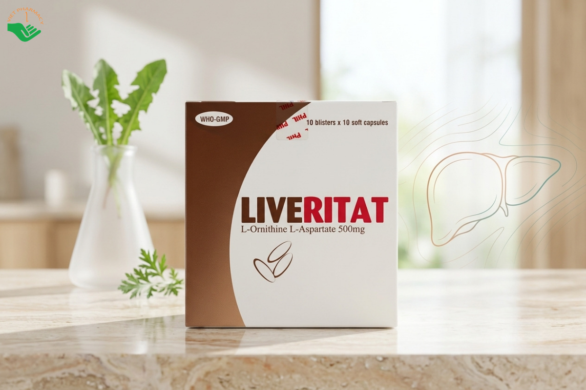 Thuốc trị gan nhiễm mỡ Liveritat