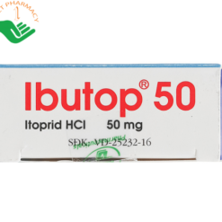 Thuốc trị triệu chứng trong viêm dạ dày Ibutop 50