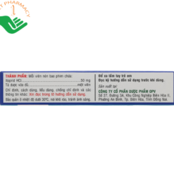 Thuốc trị triệu chứng trong viêm dạ dày Ibutop 50