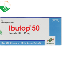 Thuốc trị triệu chứng trong viêm dạ dày Ibutop 50