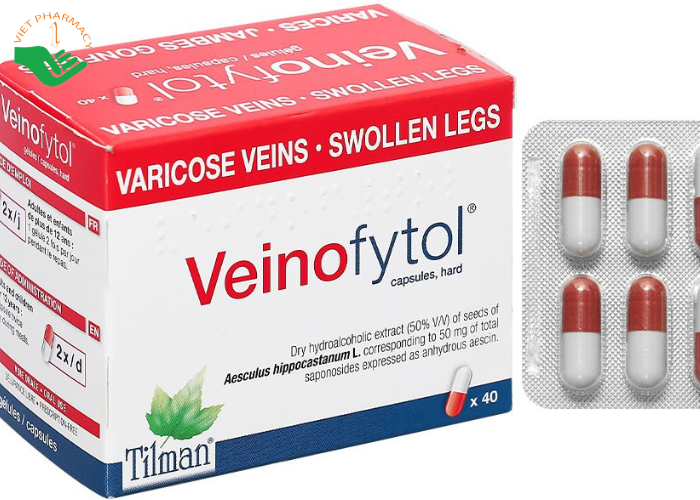 Thuốc Veinofytol Tilman điều trị suy tĩnh mạch mãn tính nhẹ (4 vỉ x 10 viên)