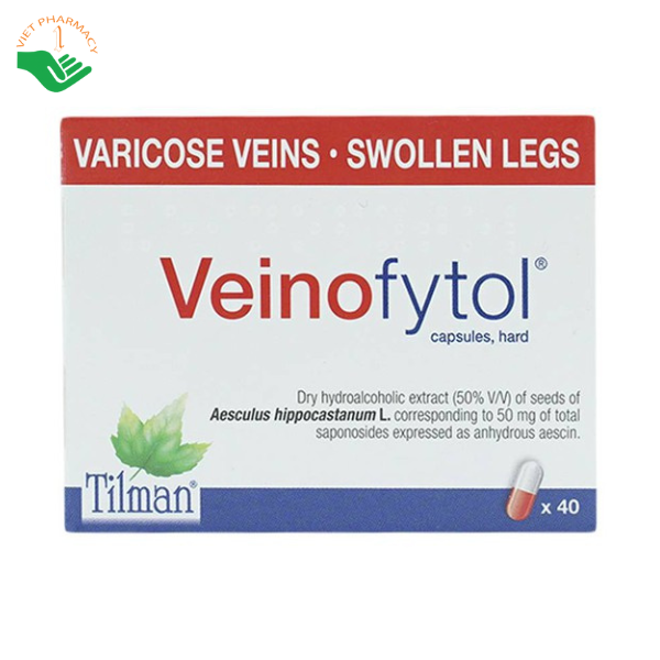 Thuốc Veinofytol Tilman điều trị suy tĩnh mạch mãn tính nhẹ (4 vỉ x 10 viên)