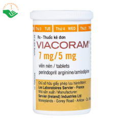 Thuốc Viacoram 7mg/5mg Servier điều trị tăng huyết áp vô căn (30 viên)