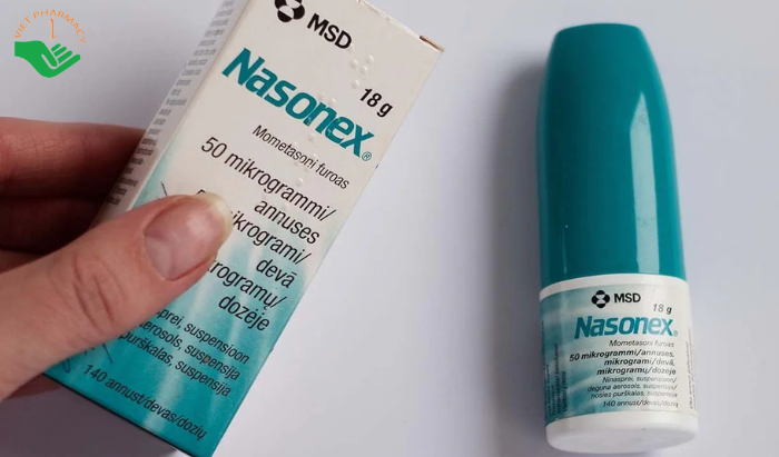 Thuốc xịt mũi Nasonex Bayer điều trị viêm mũi dị ứng (60 liều)