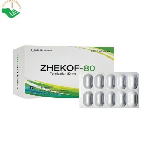 Thuốc Zhekof 80mg - Điều trị tăng huyết áp