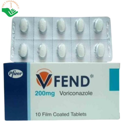 Thuốc Vfend 200mg điều trị nhiễm nấm Candida (30 viên)