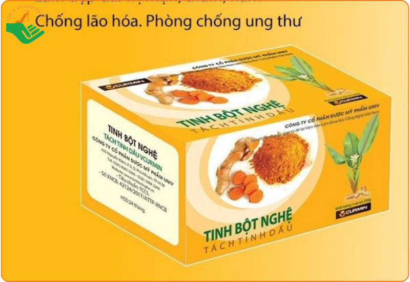Tinh bột nghệ Vcurmin