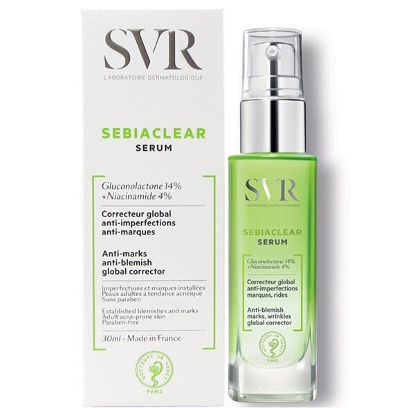 Tinh chất giảm mụn, mờ thâm SVR Sebiaclear Serum