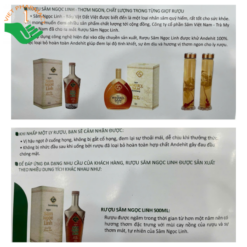 Rượu Sâm Ngọc Linh Samtramy 500ml