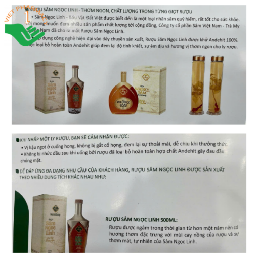 Rượu Sâm Ngọc Linh Samtramy 500ml