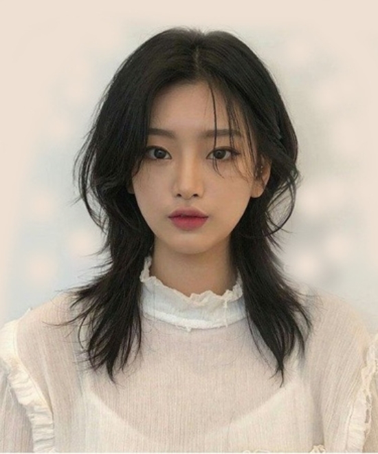 Tóc mullet layer nữ dài