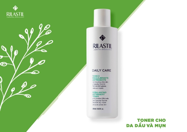 Toner không cồn Rilastil Daily Care Rebalancing And Astringent