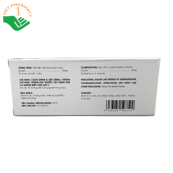 Thuốc điều trị các triệu chứng dị ứng như viêm mũi dị ứng, viêm kết mạc dị ứng theo mùa Ebastin-5A Farma 10mg (3 vỉ x 10 viên)