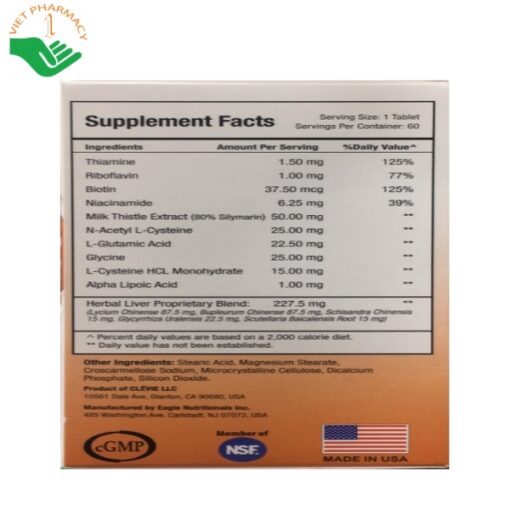Thực phẩm bảo vệ sức khoẻ Liverich Clevie