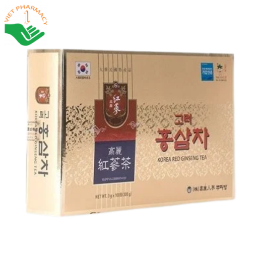 Trà hồng sâm – Korean Red Ginseng Tea (Hộp 100 gói x 300g)