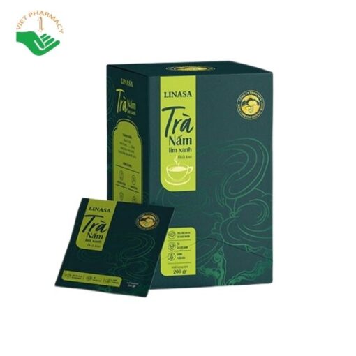 Trà nấm lim xanh Linasa - Hộp 40 gói