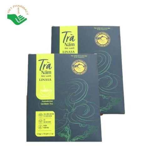 Trà nấm lim xanh Linasa - Hộp 40 gói