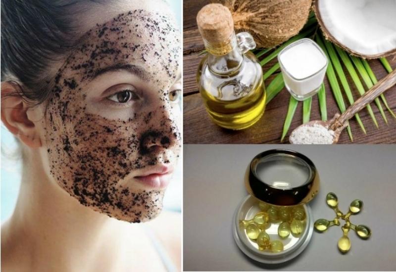 Công thức làm trắng da từ dầu dừa và bã cà phê