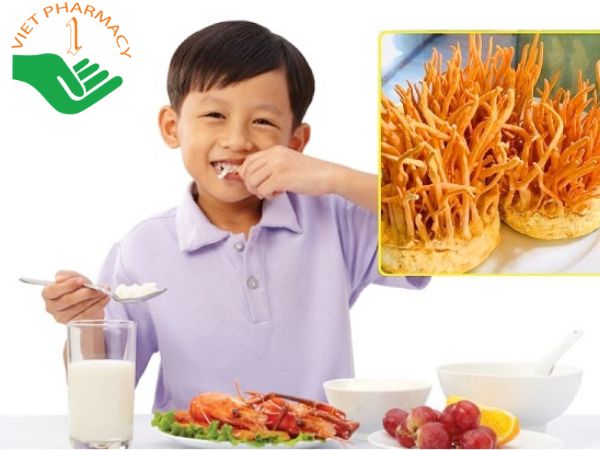 Trẻ em có thể uống được đông trùng hạ thảo dưới sự tư vấn của bác sĩ