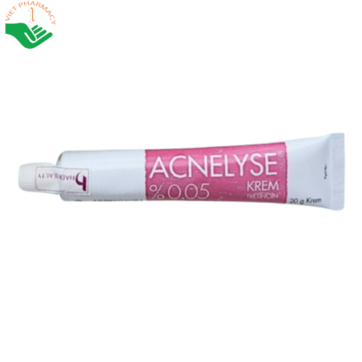 Thuốc Tretinoin Acnelyse 0.05 điều trị mụn trứng cá vừa phải, mụn trứng cá sần, có mủ