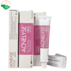 Thuốc Tretinoin Acnelyse 0.05 điều trị mụn trứng cá vừa phải, mụn trứng cá sần, có mủ