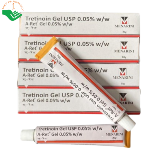 Gel Trị Mụn Tretinoin Gel USP 0.05% 20g