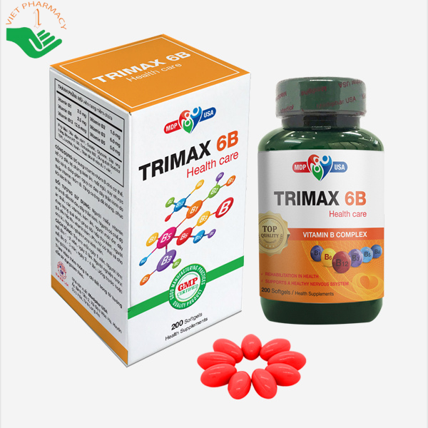 trimax_b6_softgels_2-1 Trimax 6B Softgels bổ sung vitamin nhóm B