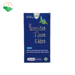 TS Xuyên Tâm Liên - Hỗ trợ giảm ho, giảm đờm, giảm đau rát họng