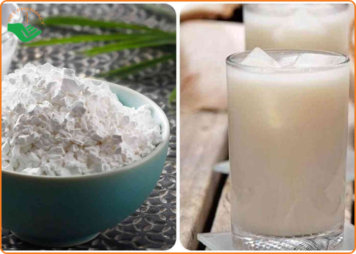Pha bột sắn dây với nước và uống mỗi ngày để giảm cân