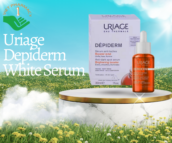 Tinh chất dưỡng sáng da Uriage Depiderm White Serum Correcteur Eclaircissant 30ml