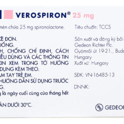 Thuốc Verospiron 25mg