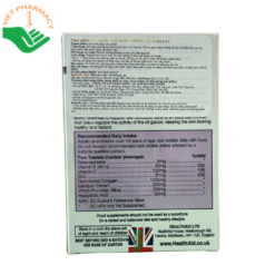 Viên uống chăm sóc da Nurideen Plus Tablets