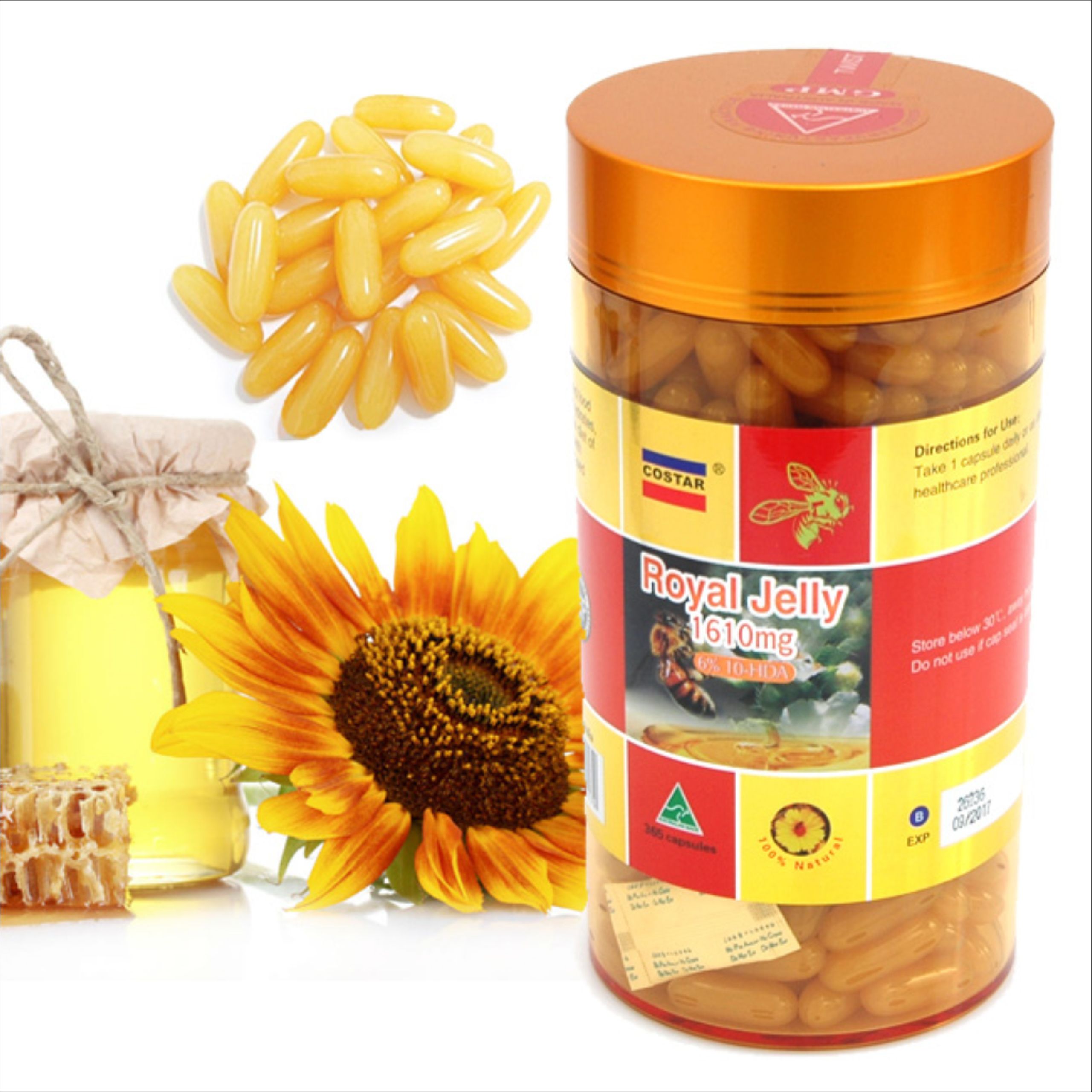 Viên uống sữa ong chúa Costar Royal Jelly 1610mg