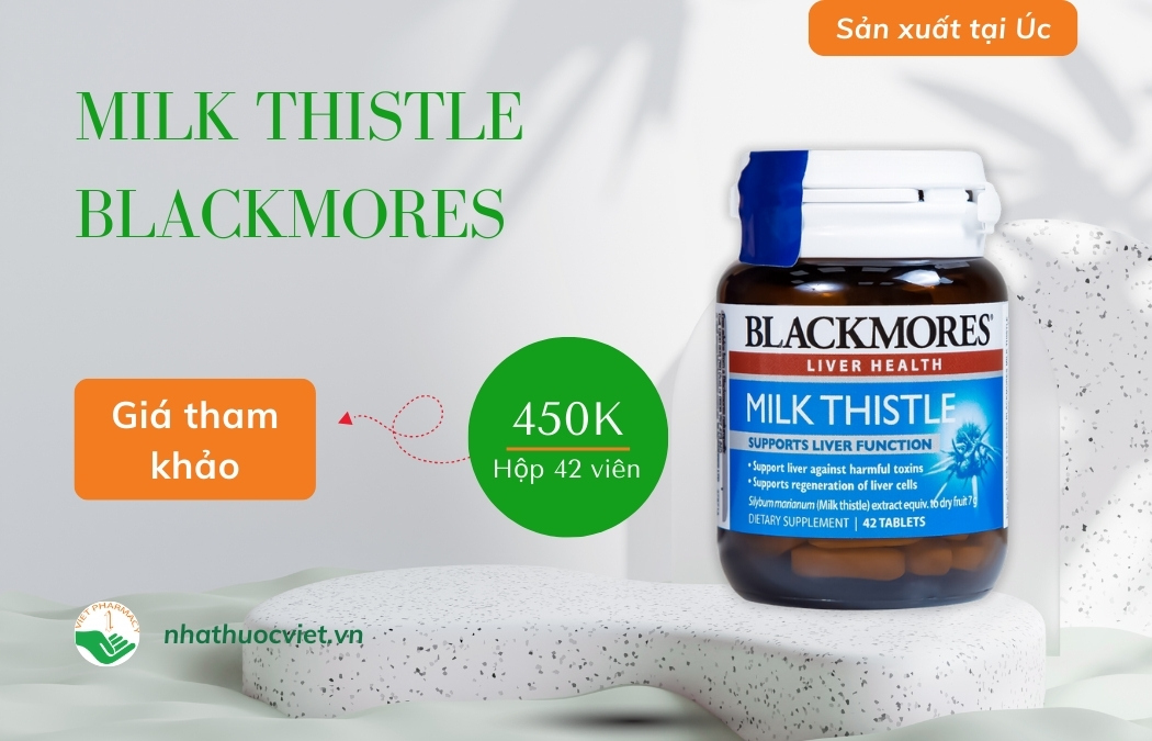 Viên bổ gan của Úc Milk Thistle Blackmores