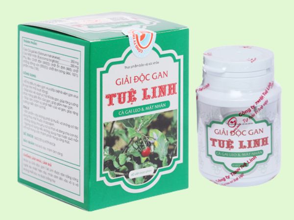 Viên uống cà gai leo giải độc gan Tuệ Linh