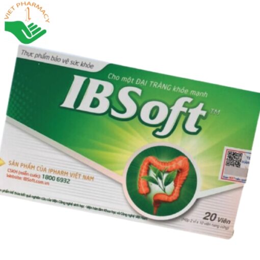 Viên đại tràng IBSOFT Pharmalink OTC (Hộp 20 viên)