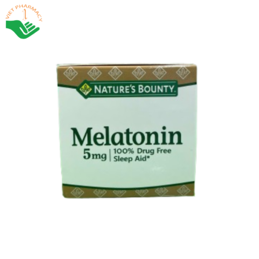 Viên điều hòa giấc ngủ Nature’s Bounty Melatonin 5mg hộp 60 viên