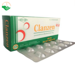Viên nén Clanzen 5mg điều trị triệu chứng viêm mũi dị ứng, mày đay (5 vỉ x 10 viên)